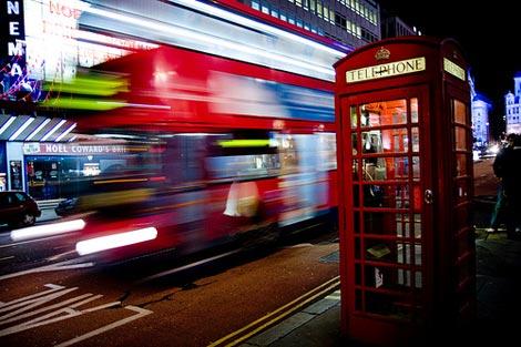 Londra cabina telefonica