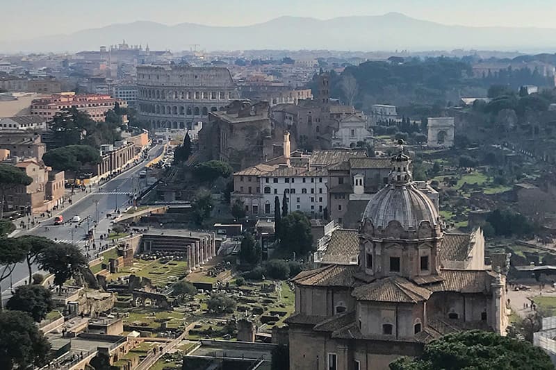 terrazza panoramica altare. della patria