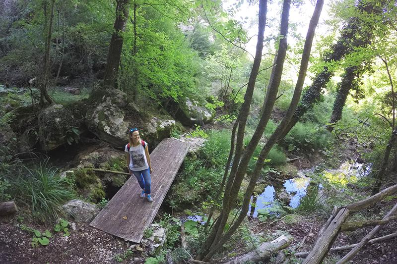 Cascata delle Vellocchie, vicino al borgo Castel di Tora