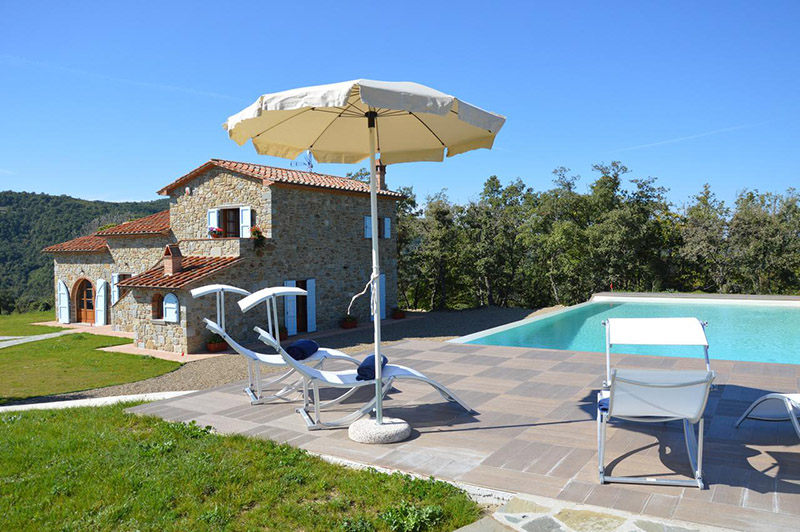 Villa con piscina vicino ad Arezzo, Toscana