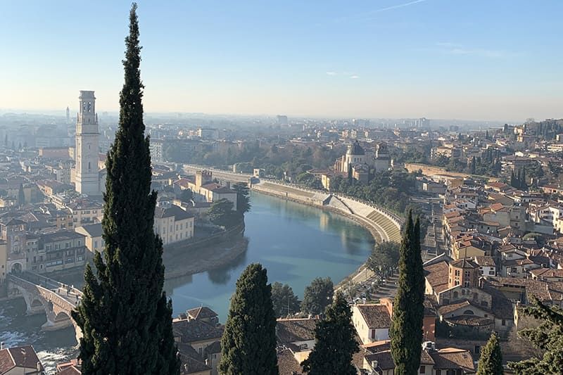 Verona vista dall'alto