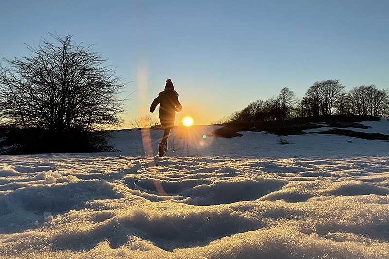 Sulla neve a Campaegli