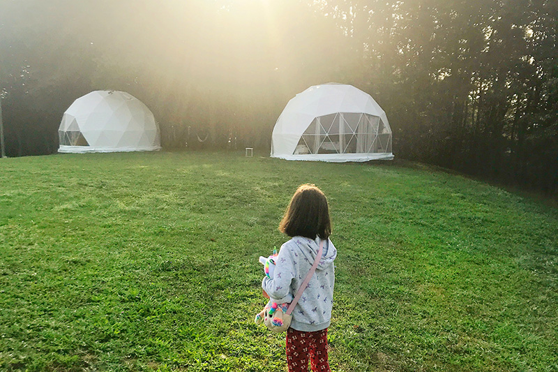 Glamping in Umbria: The Bubble Retreat