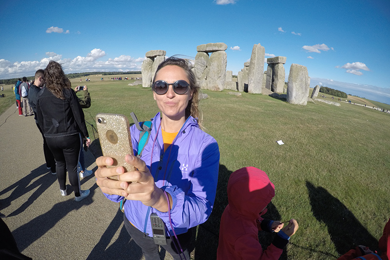 Selfie a Stonehenge