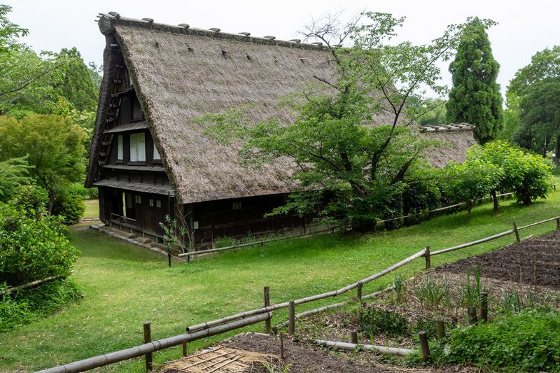 Antica casa in stile gassho zukuri- Museo della antiche fattorie giapponesi